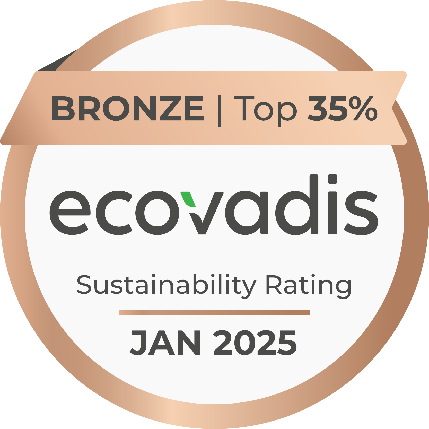 médaille écovadis 2025